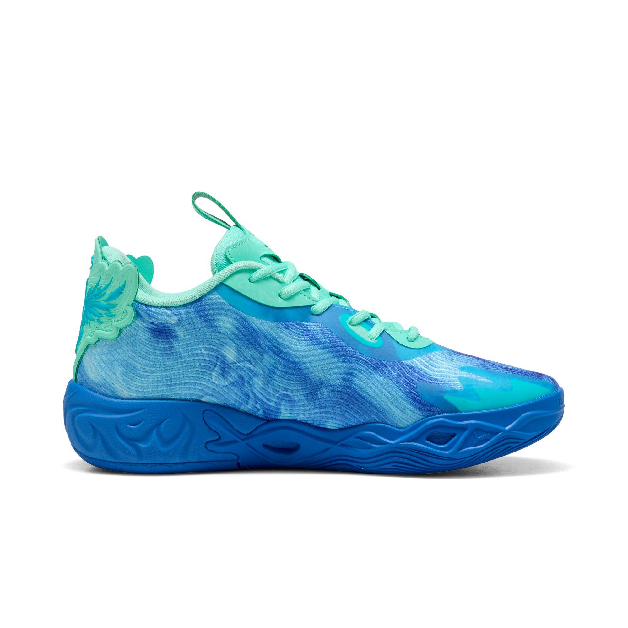 PUMA Melo バスケットボールシューズ ブルー　ラメロボール PUMA LEMELO BALL MB.04 Men's Breathable Basketball Shoes - Blue